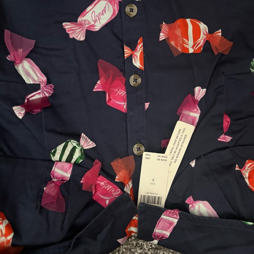 Anthropologie Candy Wrapper Mini Dress - Picture 4 of 4